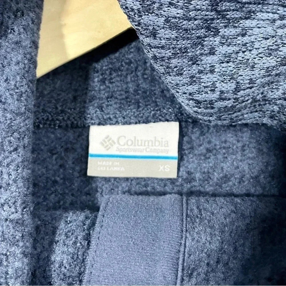 Columbia Rosenblum Performance Blue Hooded Pullover - Picture 2 of 4